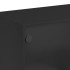 Aparador madera de ingeniería negro 102x37x75,5