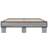 Estructura cama madera ingeniería metal gris Sonoma 140x200