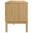 Mueble de TV FLORO madera maciza pino marrón cera 114x43x55