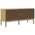 Mueble de TV FLORO madera maciza pino marrón cera 114x43x55