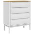 Cómoda cajonera FLORO madera maciza de pino