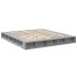 Estructura de cama madera de ingeniería gris Sonoma 200x200
