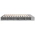 Estructura de cama madera de ingeniería gris Sonoma 200x200