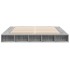 Estructura de cama madera de ingeniería gris Sonoma 180x200