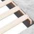 Estructura de cama madera de ingeniería gris hormigón