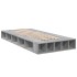 Estructura de cama madera de ingeniería gris Sonoma 90x190