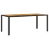 Set de comedor jardín 7 pzas con cojines ratán PE acacia