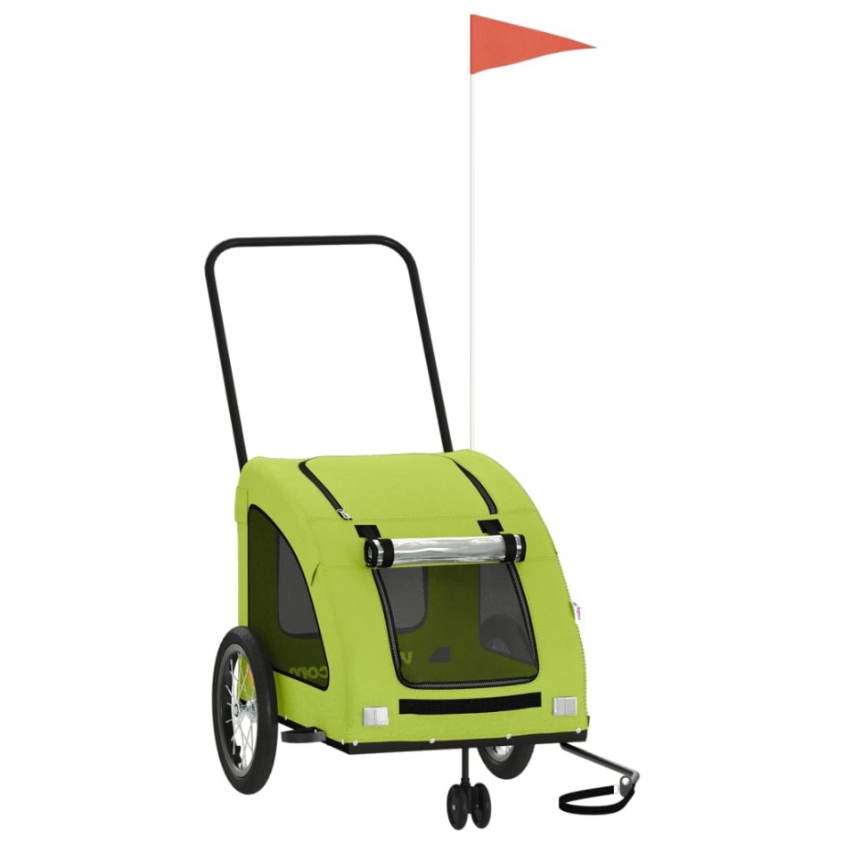 Remolque de bicicleta mascotas hierro tela Oxford