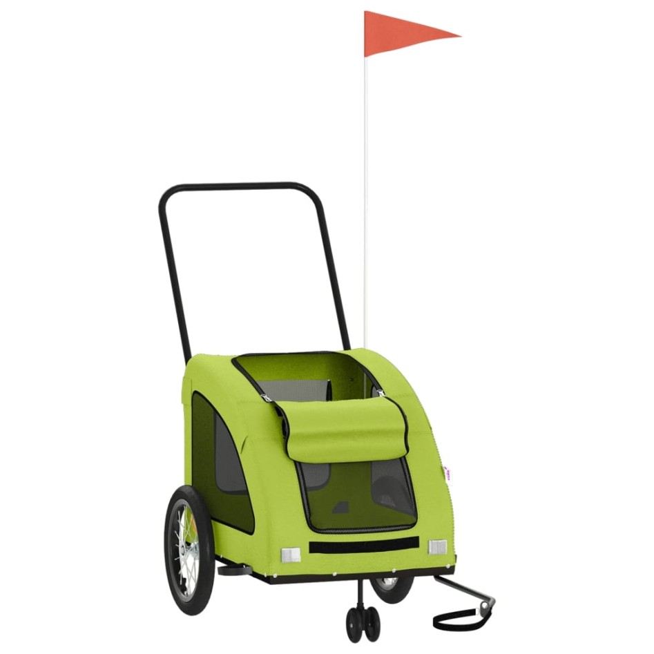 Remolque de bicicleta mascotas hierro tela Oxford