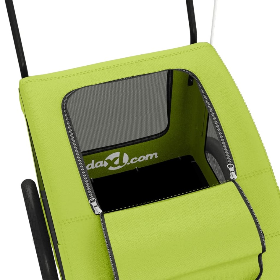 Remolque de bicicleta mascotas hierro tela Oxford