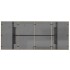 Mesa de jardín superficie de vidrio ratán PE beige 190x80x75