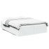 Estructura de cama madera de ingeniería blanca 120x190