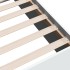Estructura de cama madera de ingeniería blanca 120x190