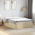 Estructura de cama madera de ingeniería roble Sonoma 140x200