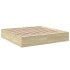 Estructura de cama madera de ingeniería roble Sonoma 200x200