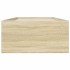 Estructura de cama madera de ingeniería roble Sonoma 75x190