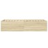 Estructura de cama madera de ingeniería roble Sonoma 75x190