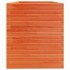Jardinera madera maciza de pino marrón cera 110x60x68,5