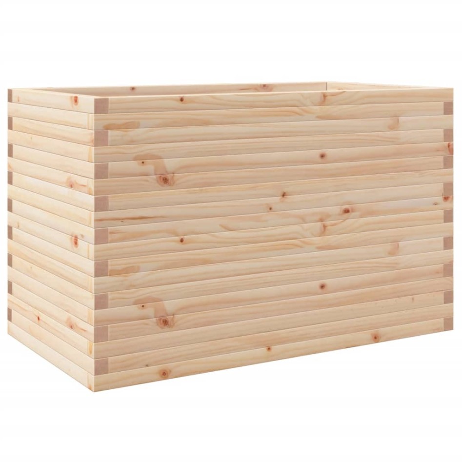Jardinera madera maciza de pino 110x60x68,5