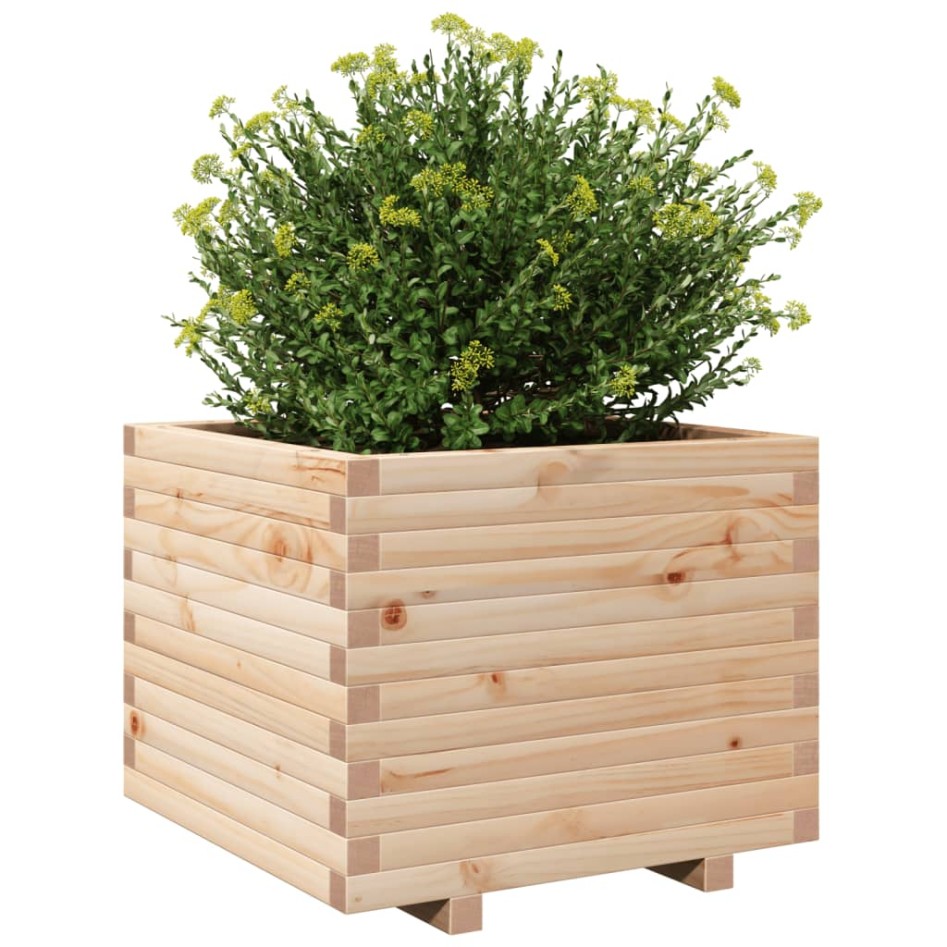 Jardinera madera maciza de pino 60x60x49,5