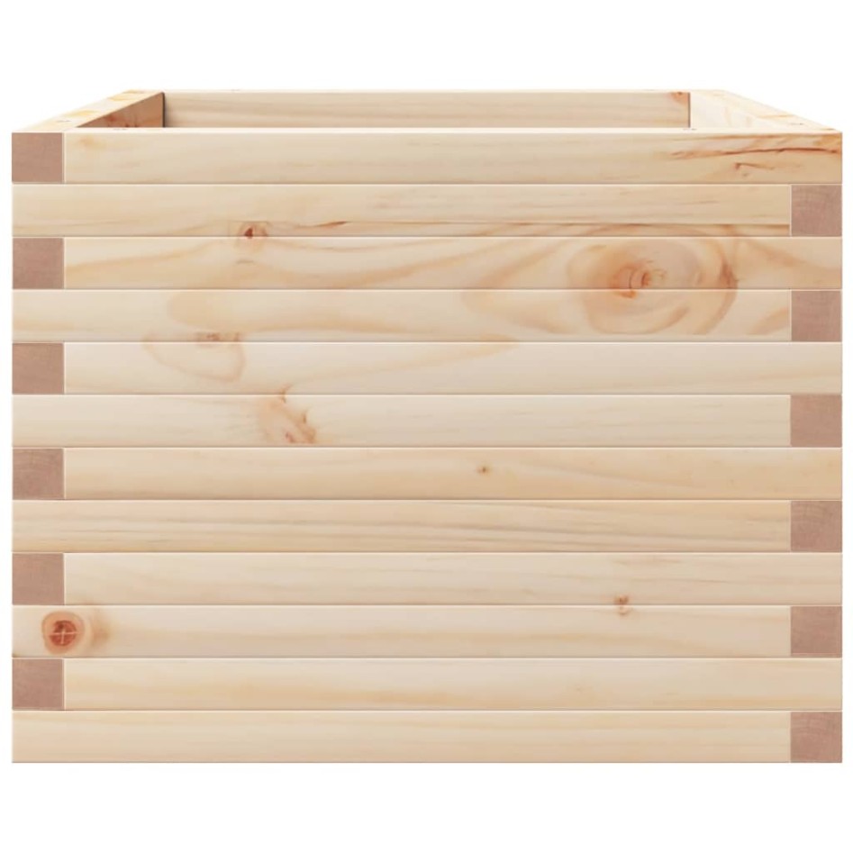 Jardinera madera maciza de pino 60x60x49,5