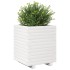 Jardinera madera maciza de pino blanco 40x40x49,5