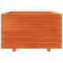 Jardinera madera maciza de pino marrón cera 80x80x49,5