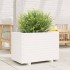 Jardinera madera maciza de pino blanco 70x40x49,5