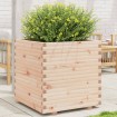 Jardinera madera maciza de pino 70x70x72,5 cm