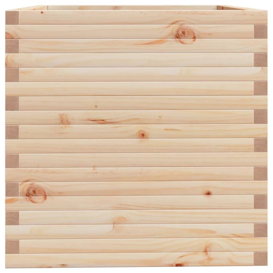 Jardinera madera maciza de pino 70x70x72,5