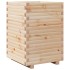 Jardinera de madera maciza de pino 50x50x72