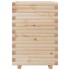 Jardinera de madera maciza de pino 50x50x72