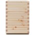 Jardinera de madera maciza de pino 50x50x72