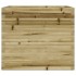 Jardinera de madera de pino impregnada 80x80x72