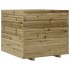 Jardinera de madera de pino impregnada 80x80x72
