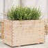 Jardinera de madera maciza de pino 110x60x72