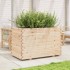 Jardinera de madera maciza de pino 110x60x72