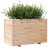 Jardinera de madera maciza de pino 110x60x72