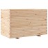 Jardinera de madera maciza de pino 110x60x72
