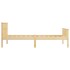 Estructura de cama madera maciza de pino 90x200