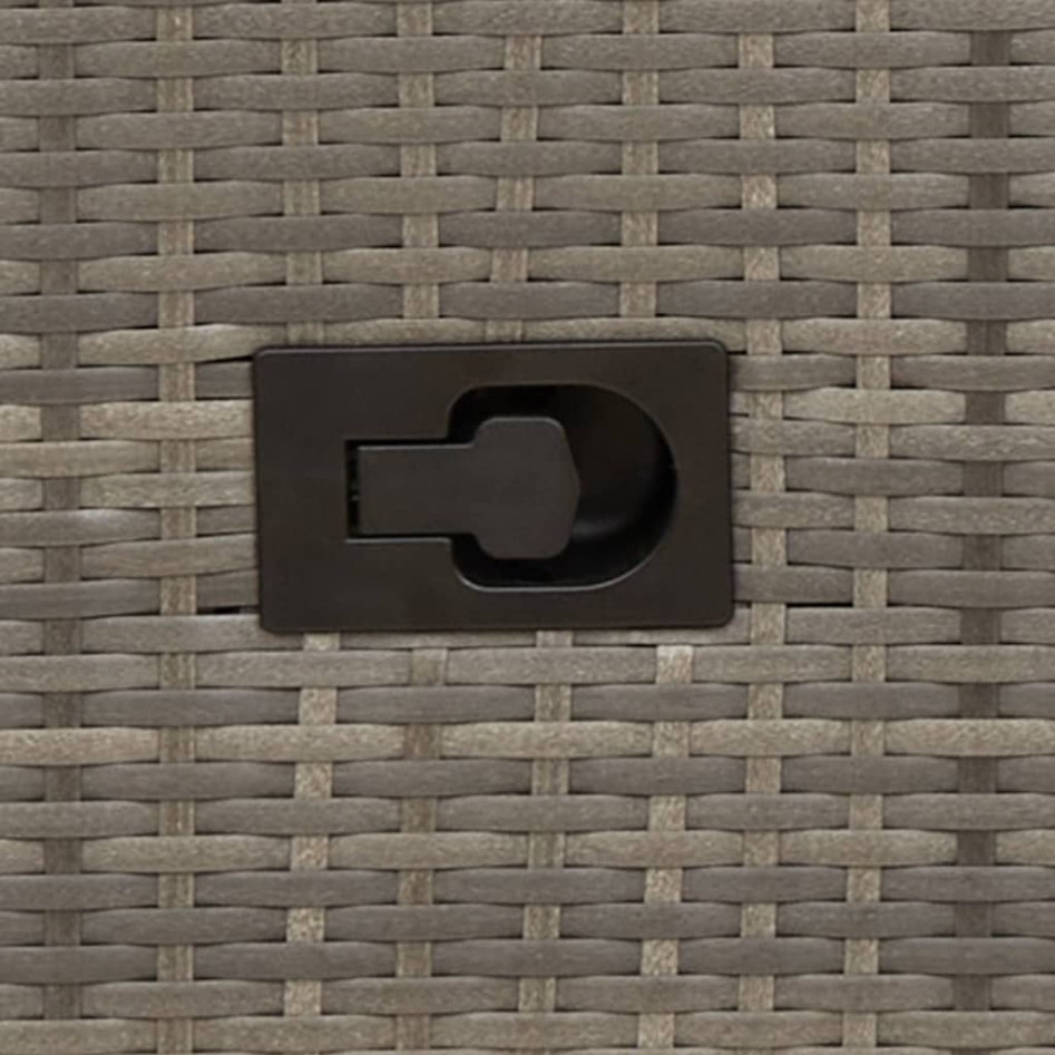 Sillones reclinable jardín y cojines 2 uds ratán sintético