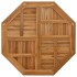 Tablero de mesa octogonal de madera maciza de teca 90x90x2,5