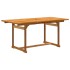 Juego comedor de jardín 5 pzas madera maciza acacia y