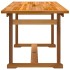 Juego comedor de jardín 5 pzas madera maciza acacia y