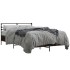 Estructura cama madera ingeniería metal roble ahumado
