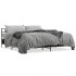 Estructura cama madera ingeniería metal roble ahumado