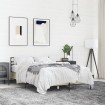 Estructura cama madera ingeniería metal roble Sonoma 140x190 cm