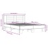 Estructura cama madera ingeniería metal roble Sonoma 140x200