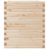 Jardinera de madera maciza de pino 60x60x68,5