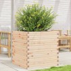Jardinera de madera maciza de pino 70x70x68,5 cm